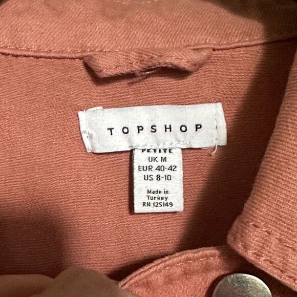 Topshop Button Up Jacket - Picture 3 of 6